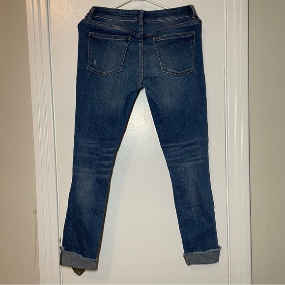 Dl1961 Florence Instascrupt Cropped Distressed Jean size 27 in color Harbor - Picture 5 of 6